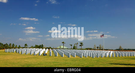 military cemetery east of Sarasota, USA, Florida Stock Photo