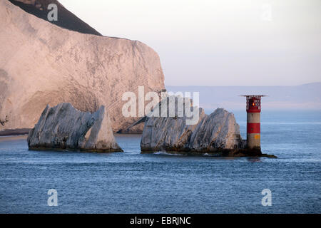 The Needles on the Isle of Wight Hampshire England Stock Photo