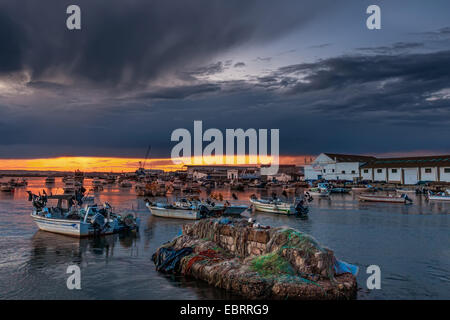 fishing port. isla cristina, huelva, spain Stock Photo