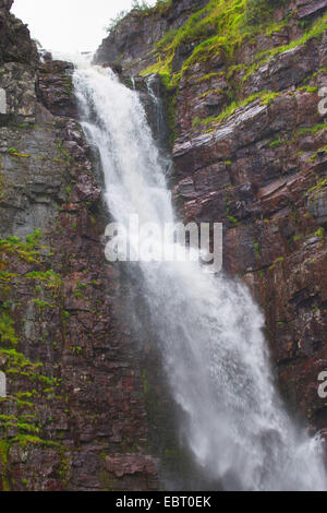 waterfall Njupesaer, Sweden, Fulufjaellet National Park Stock Photo