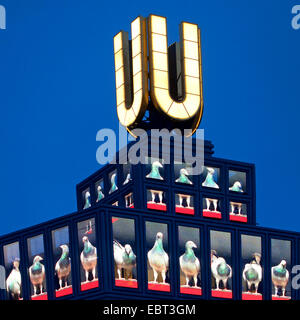 Dortmund U-Tower, center for the arts and creativity, Germany, North Rhine-Westphalia, Ruhr Area, Dortmund Stock Photo