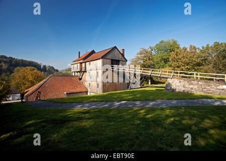 former blast furnace Luisenhuette Wocklum, Germany, North Rhine-Westphalia, Sauerland, Balve Stock Photo