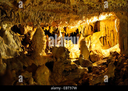 limestone cave Koenig-Otto-Tropfsteinhoehle, Germany, Bavaria, Velburg Stock Photo