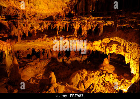 limestone cave Koenig-Otto-Tropfsteinhoehle, Germany, Bavaria, Velburg Stock Photo