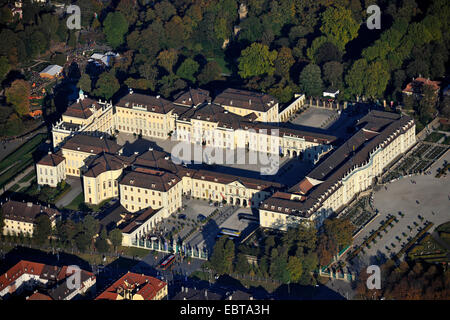 aerial view of Ludwigsburg Palace , Germany, Baden-Wuerttemberg, Ludwigsburg Stock Photo