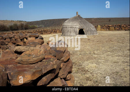 museum village of the South African Ndebele, South Africa, Mpumalanga, Middelburg Stock Photo