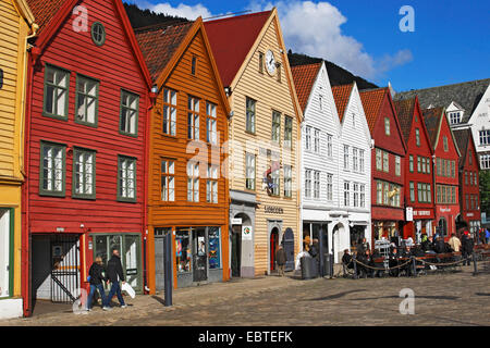 Bryggen historical district, Bergen, Norway Stock Photo, Royalty Free ...