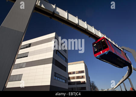 H-Bahn on campus, Germany, North Rhine-Westphalia, Ruhr Area, Dortmund Stock Photo