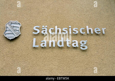 state parliament of Saxon, Germany, Saxony, Dresden Stock Photo