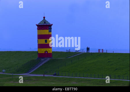 Pilsum Lighthouse in the evening, Germany, Lower Saxony, Pilsum Stock Photo