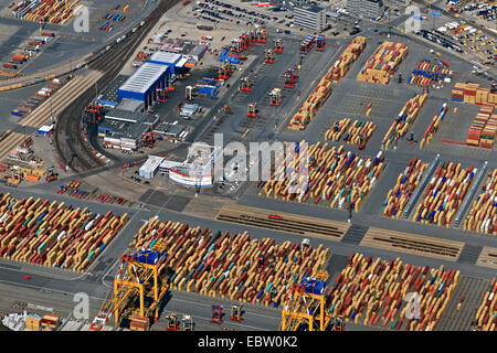 containerterminals Bremerhaven, Stromkaje, Germany, Bremerhaven Stock Photo