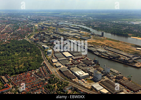 port of Bremen, Germany, Bremen Stock Photo