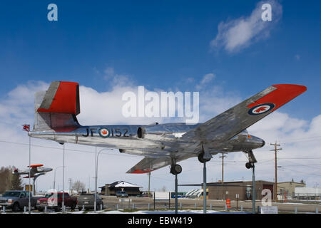 Nanton, Alberta, Canada, Bomber Command Museum of  Canada Avro CF 100 Stock Photo