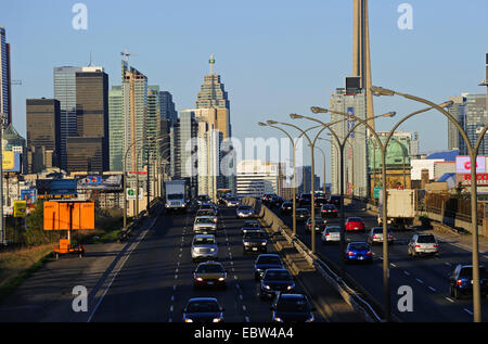 Gardiner Expressway, Canada, Ontario, Toronto Stock Photo