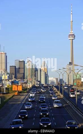 Gardiner Expressway, Canada, Ontario, Toronto Stock Photo