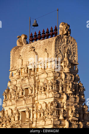 Hindu temple Sri Kamadchi Ampal, Germany, North Rhine-Westphalia, Ruhr Area, Hamm Stock Photo