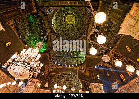 interior view of Mosque of Muhammad Ali, Egypt, Kairo Stock Photo