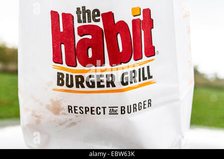 The Habit burger Grill in Stockton California Stock Photo