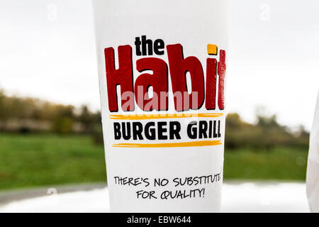 The Habit burger Grill in Stockton California Stock Photo