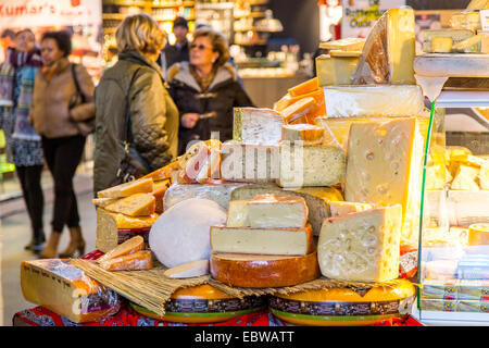 The new Market Hall in Rotterdam, dutch cheese shop,