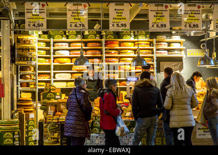 The new Market Hall in Rotterdam, dutch cheese shop,