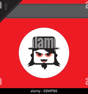 avatar portrait picture Stock Vector