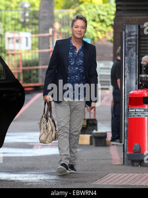 Julian Clary outside ITV Studios  Featuring: Julian Clary Where: London, United Kingdom When: 02 Jun 2014 Stock Photo