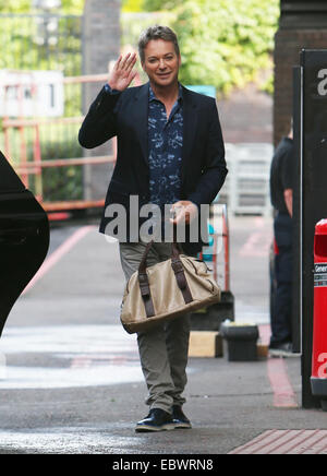 Julian Clary outside ITV Studios  Featuring: Julian Clary Where: London, United Kingdom When: 02 Jun 2014 Stock Photo