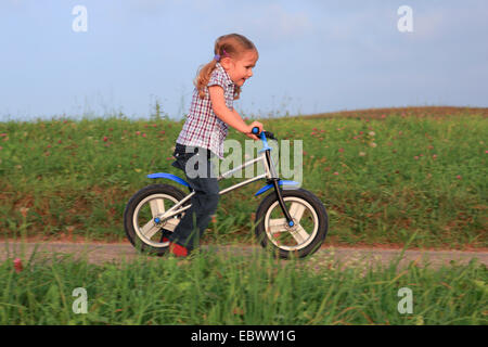 girl on a running wheel, Switzerland