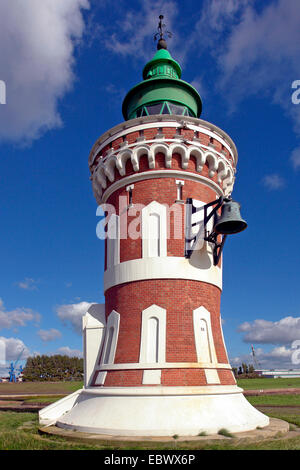 Pingelturm lighthouse, Germany, Lower Saxony, Bremerhaven Stock Photo