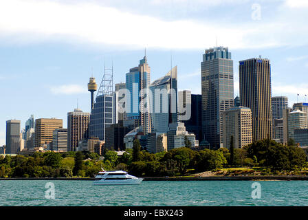 Skyline of Sydney, Australia, New South Wales, Sydney Stock Photo