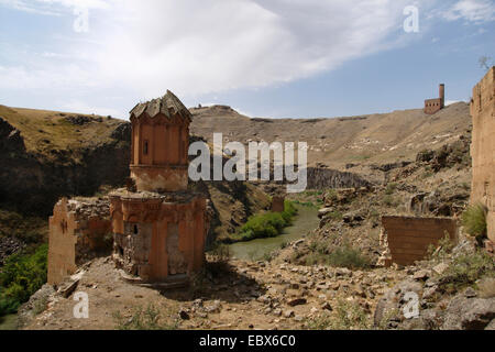 Saint Gregory Church in the ruins at  Ani, the abandonned historical Armenian capital, Turkey Stock Photo
