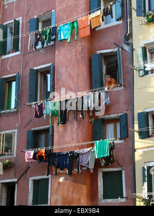 apartment house in CannarÚgio, Italy, Venice Stock Photo