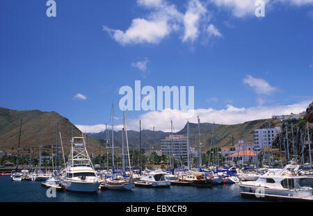 Yacht harbour in San Sebastian, Canary Islands, La Gomera Stock Photo