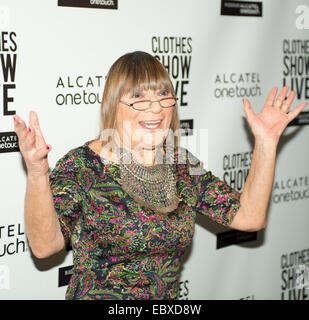 Birmingham, UK. 5th December, 2014. Clothes Show Birmingham.Fashion Journalist Hilary Alexander at a photocall at the Clothes Show Nec Birmingham Credit:  charlie bryan/Alamy Live News Stock Photo