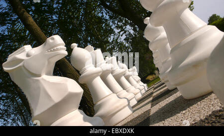 open air chess, Germany Stock Photo