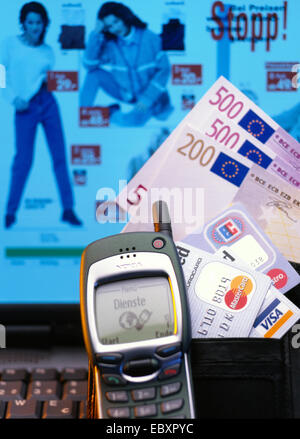 shopping at the internet Stock Photo
