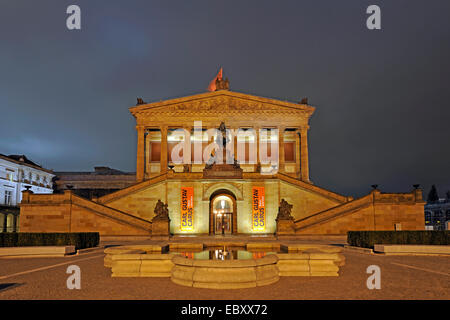 Old National Gallery, Alte Nationalgalerie, on Museum Island, Germany, Berlin Stock Photo