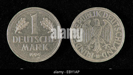 1 German Mark, Germany Stock Photo