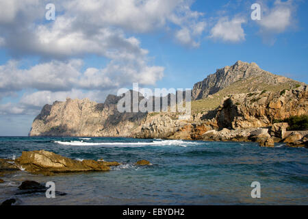 Cap de Formentor from Cala San Vicente Mallorca Spain Stock Photo