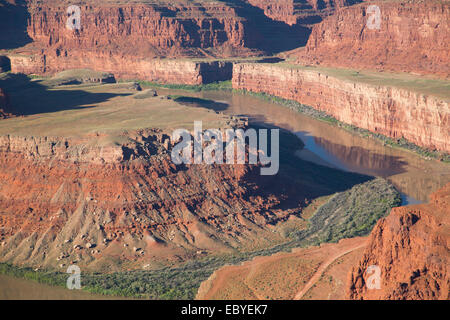 USA, Utah, Dead Horse State Park, Green River (below) Stock Photo