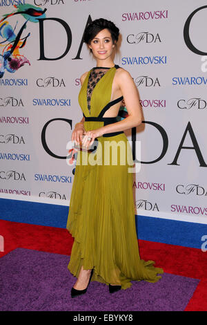 2014 CFDA Fashion Awards - Red Carpet Arrivals  Featuring: Emmy Rossum Where: Manhattan, New York, United States When: 03 Jun 2014 Stock Photo
