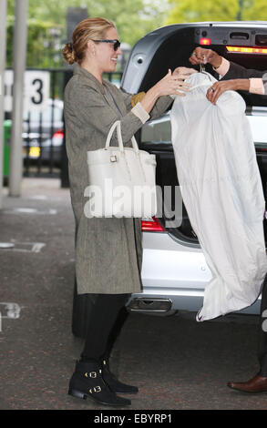 Cat Deeley outside ITV Studios today  Featuring: Cat Deeley Where: London, United Kingdom When: 03 Jun 2014 Stock Photo