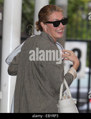 Cat Deeley outside ITV Studios today  Featuring: Cat Deeley Where: London, United Kingdom When: 03 Jun 2014 Stock Photo