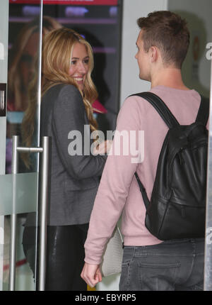 Cat Deeley outside ITV Studios today  Featuring: Cat Deeley Where: London, United Kingdom When: 03 Jun 2014 Stock Photo