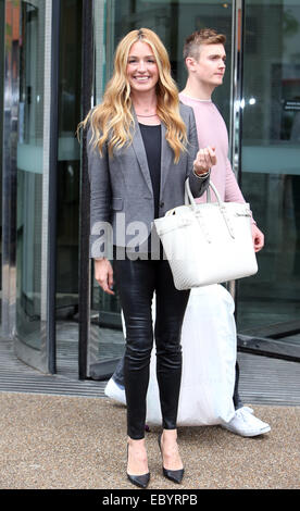 Cat Deeley outside ITV Studios today  Featuring: Cat Deeley Where: London, United Kingdom When: 03 Jun 2014 Stock Photo