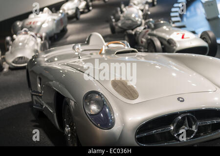 Mercedes Benz Museum Stuttgart, Germany Stock Photo