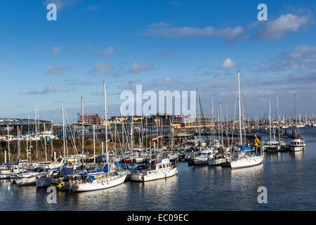 Marina, Penarth, Cardiff Bay, Wales, UK Stock Photo