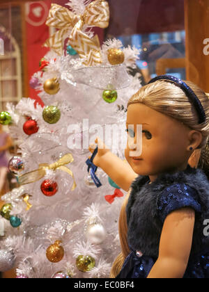 American Girl Place Store Interior, Fifth Avenue, NYC Stock Photo