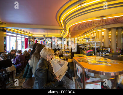 people cafe europe Stock Photo